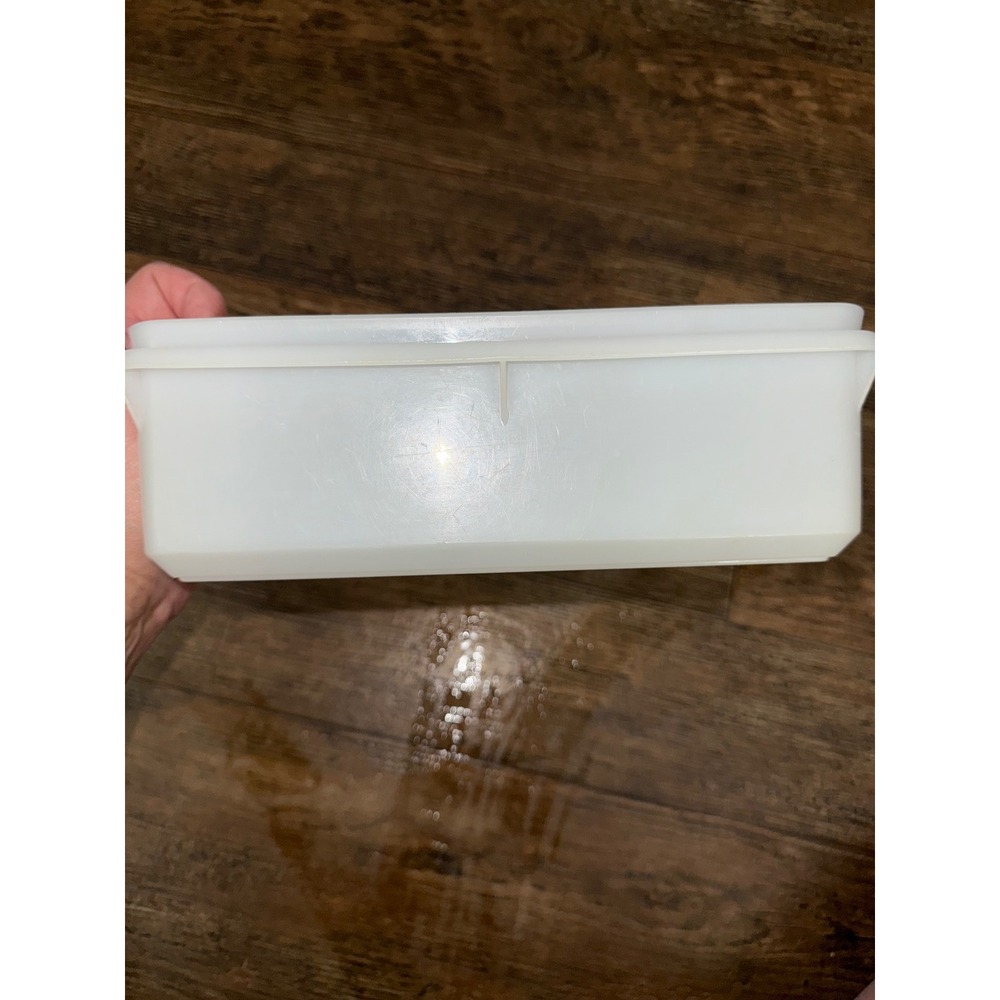 Vintage Tupperware Square Storage Container Box Modular Mates White Lid‎ - Picture 7 of 11
